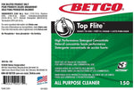 Betco Top Flite Secondary Label, 24/Pack (1509090)