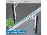 Mount-It! Full-Motion Motorized Ceiling TV Mount, 77 Lbs. Max. (MI-4224W)