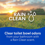 Clorox Disinfecting Toilet Bowl Cleaner with Bleach, Rain Clean Scent, 24 Oz., 2/Pack, 6 Packs/Carton (30924)