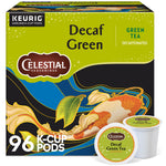 Celestial Seasonings Decaf Green Tea, Keurig K-Cup Pod, 24 Pods/Pack, 4 Packs/Carton (14737CT)