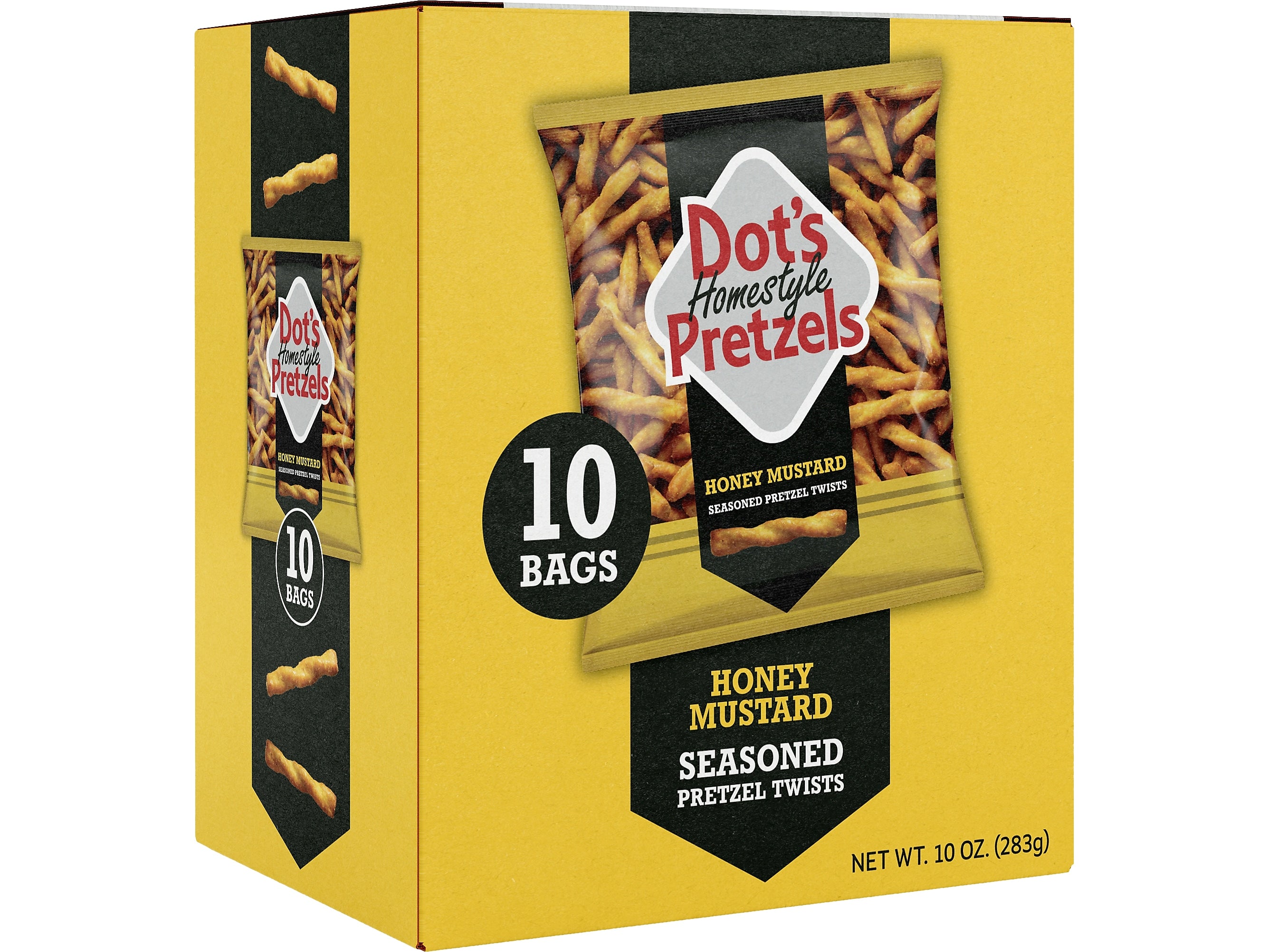 Dots Homestyle Honey Mustard Twist Pretzels, 10 Bags/Box (MP7003)