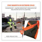 GloWear 8928 Class E Hi-Vis Insulated Bibs, Medium, Orange