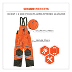 GloWear 8928 Class E Hi-Vis Insulated Bibs, X-Large, Orange