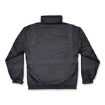 GloWear 8377EV Non-Certified Hi-Vis Quilted Bomber Jacket, Black, Small