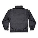 GloWear 8377EV Non-Certified Hi-Vis Quilted Bomber Jacket, Black, Medium