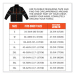 GloWear 8377EV Non-Certified Hi-Vis Quilted Bomber Jacket, Black, 3X-Large