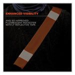 GloWear 8004 Hi-Vis Seat Belt Cover, 6" x 18.5", Orange