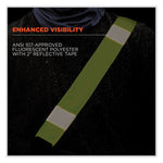 GloWear 8004 Hi-Vis Seat Belt Cover, 6" x 18.5", Lime