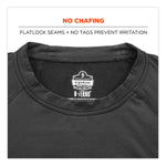 N-Ferno 6435 Midweight Long Sleeve Base Layer Shirt, X-Large, Black