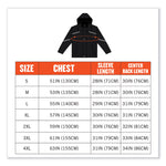 N-Ferno 6466 Thermal Jacket with 500D Nylon Shell, Small, Black