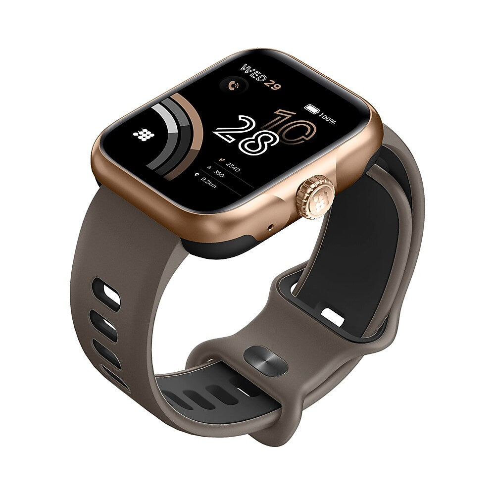 Cubitt VIVA Pro Smartwatch, GPS, 45.2mm, Stainless Steel Case, Mocha Brown Sport Band (CT-VIVAP9)