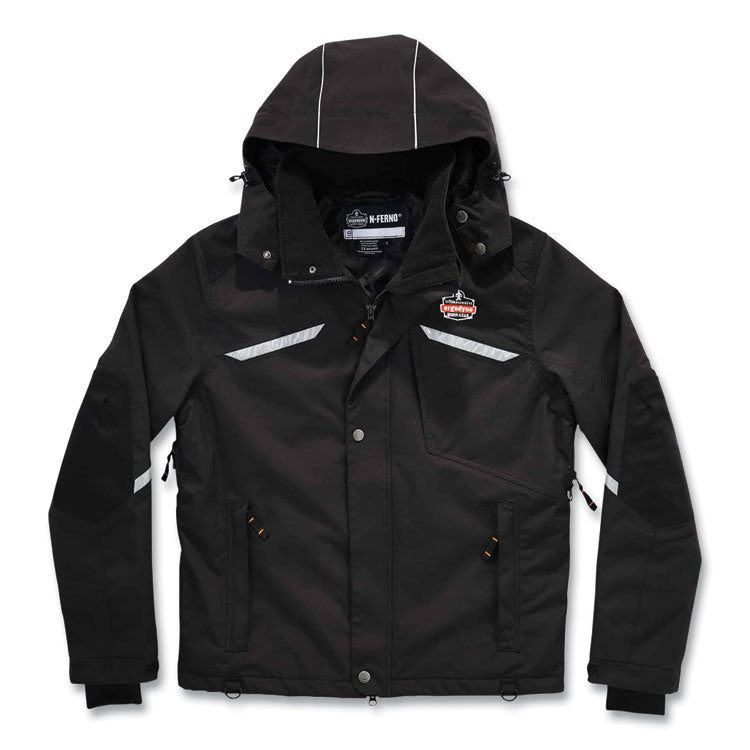 N-Ferno 6466 Thermal Jacket with 500D Nylon Shell, 4X-Large, Black
