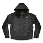 N-Ferno 6467 Winter Work Jacket with 300D Polyester Shell, Small, Black