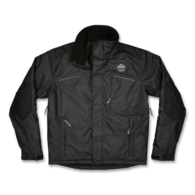 N-Ferno 6467 Winter Work Jacket with 300D Polyester Shell, Medium, Black