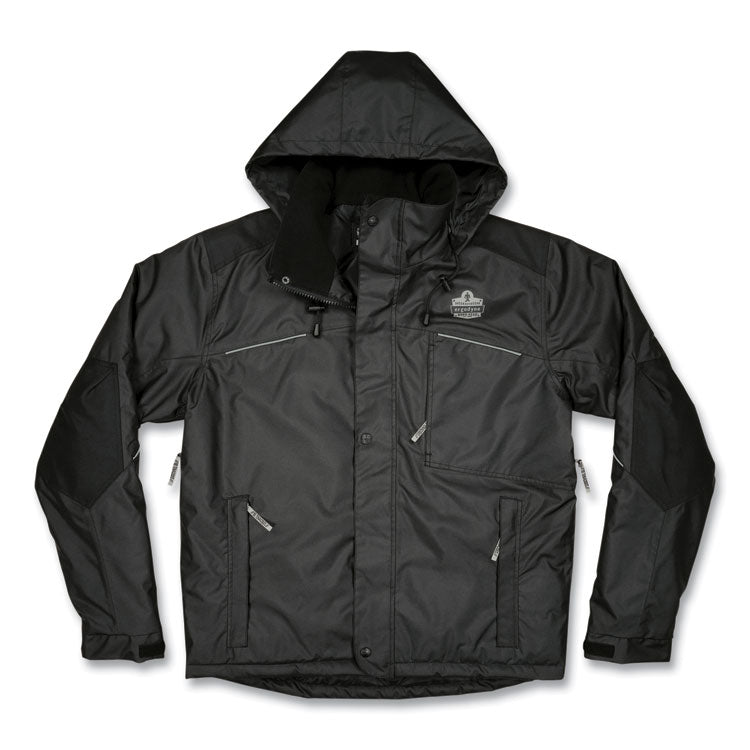 N-Ferno 6467 Winter Work Jacket with 300D Polyester Shell, Large, Black