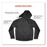 N-Ferno 6467 Winter Work Jacket with 300D Polyester Shell, X-Large, Black