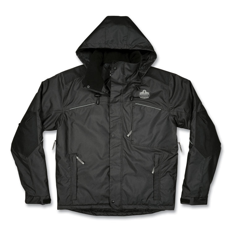N-Ferno 6467 Winter Work Jacket with 300D Polyester Shell, 3X-Large, Black