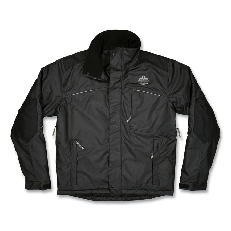 N-Ferno 6467 Winter Work Jacket with 300D Polyester Shell, 3X-Large, Black