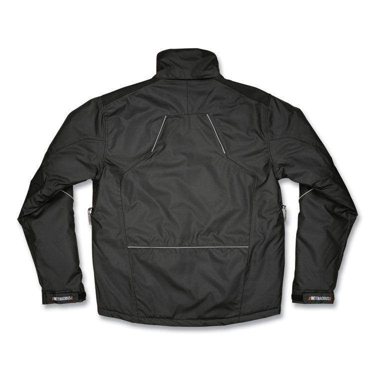 N-Ferno 6467 Winter Work Jacket with 300D Polyester Shell, 4X-Large, Black