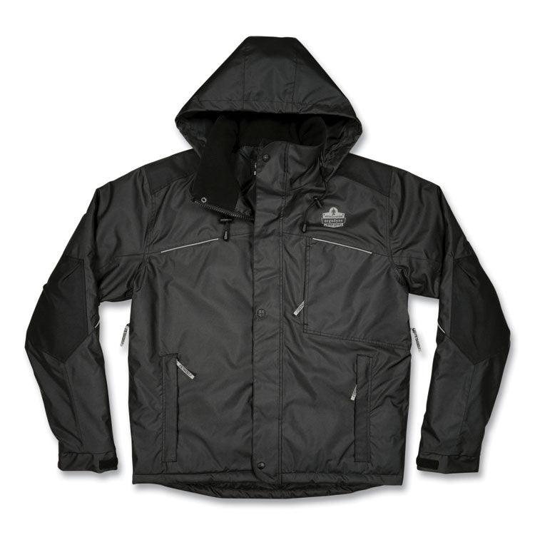 N-Ferno 6467 Winter Work Jacket with 300D Polyester Shell, 4X-Large, Black