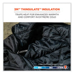N-Ferno 6471 Thermal Bibs with 500D Nylon Shell, 4X-Large, Black