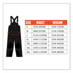 N-Ferno 6472 Thermal Bib with 300D Oxford Shell, Large, Black