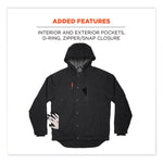 N-Ferno 6468 Duck Canvas Work Jacket, Medium, Black