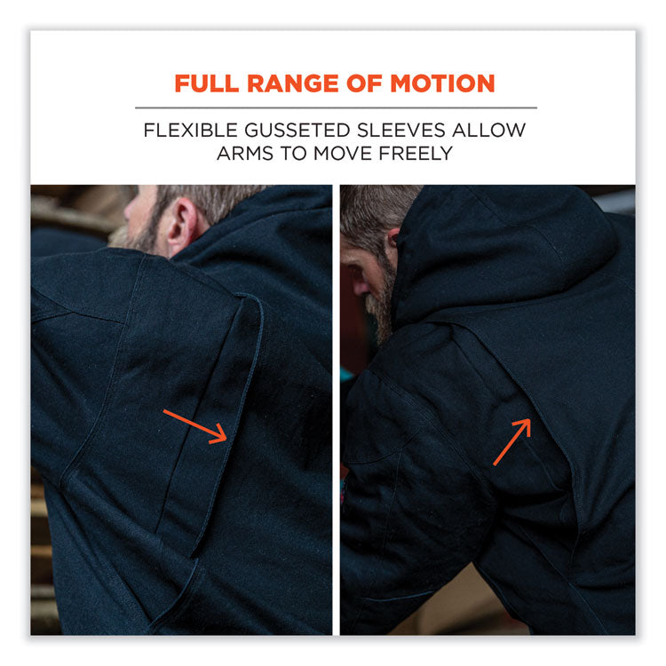N-Ferno 6468 Duck Canvas Work Jacket, 2X-Large, Black
