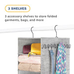Whitmor Hanging Shoe and Accessory Organizer, Gray (5455-8111)