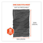 Chill-Its 6484 Reflective Performance Knit Multi-Band, Rayon-Spandex Blend, One Size Fits Most, Black
