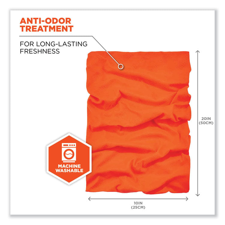 Chill-Its 6485 Multi-Band, Polyester, One Size Fits Most, Hi-Vis Orange