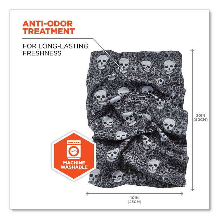 Chill-Its 6485 Multi-Band, Polyester, One Size Fits Most, Skulls