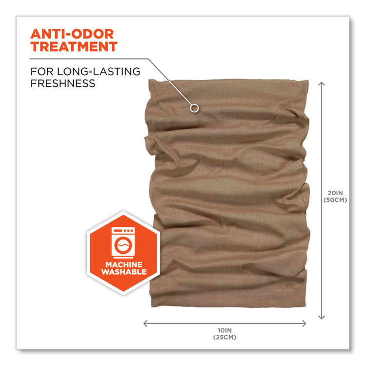 Chill-Its 6485 Multi-Band, Polyester, One Size Fits Most, Khaki Heather