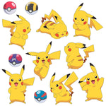 York Wallcoverings Pokémon Pikachu Children's Decals, Cartoons (RMK3596SCS)
