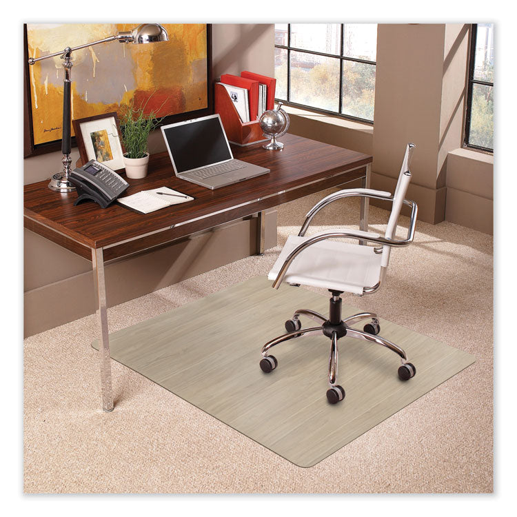 TrendSetter Chair Mat for Medium Pile Carpet, 36 x 48, Driftwood