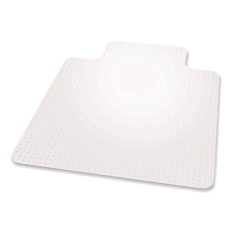 EverLife Chair Mat for Flat Pile Carpet with Lip, 36 x 48, Clear
