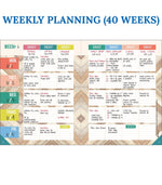 Carson Dellosa Education True to You Teacher Planner, 128 pages, 116 stickers (CDP105051)