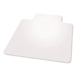 EverLife Chair Mat for Extra High Pile Carpet with Lip, 36 x 48, Clear