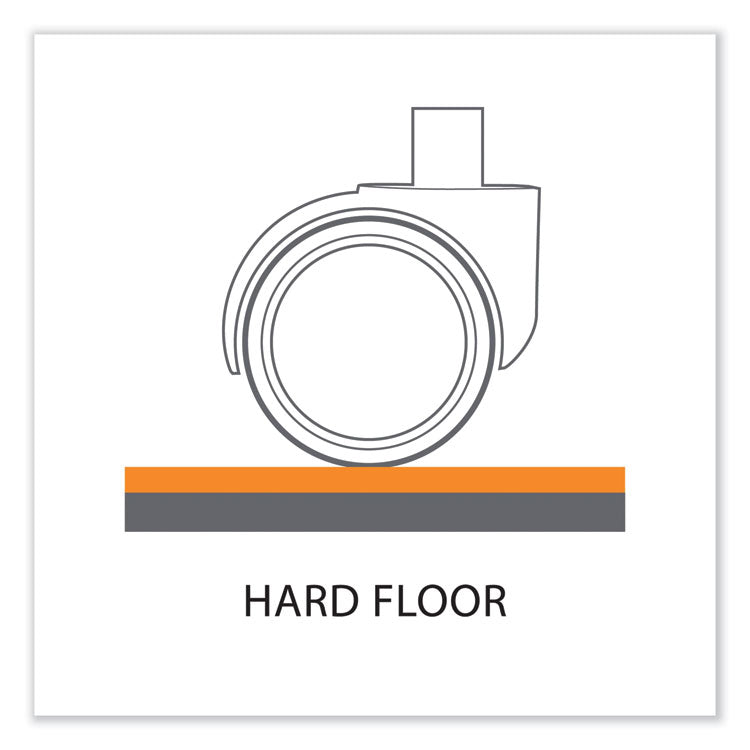 EverLife Chair Mat for Hard Floors, Heavy Use, Rectangular, 36 x 48, Clear