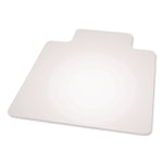 EverLife Textured Chair Mat for Hard Floors with Lip, 36 x 48, Clear
