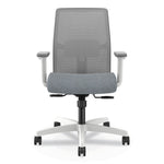 Ignition 2.0 Mid-Back Mesh Task Chair, Posture Lock, Up to 300lb, Basalt Seat, Fog Back/White Base