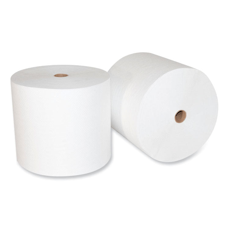 Valay Proprietary Roll Towels, 1-Ply, 7" x 800 ft, White, 6 Rolls/Carton