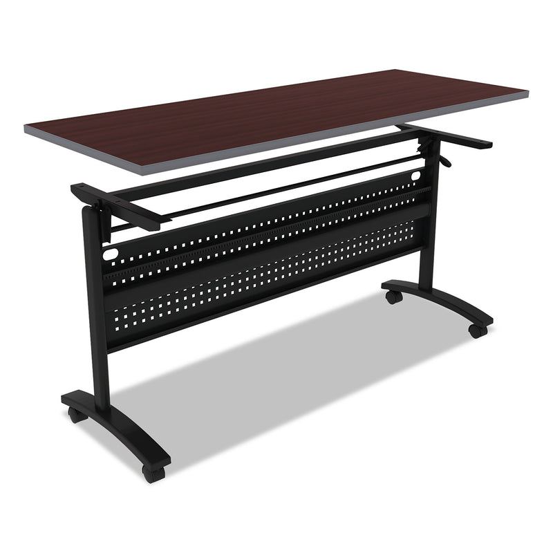 Alera® Reversible Laminate Table Top, Rectangular, 60w x 24d, Medium Cherry/Mahogany
