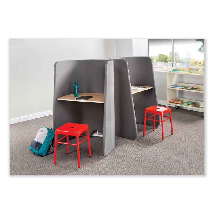 Roam Touchdown Workstation, 33" x 30" x 51.5", Beech/Tan