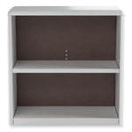 ValueMate Economy Bookcase, Two-Shelf, 31.75w x 13.5d x 28h, Gray