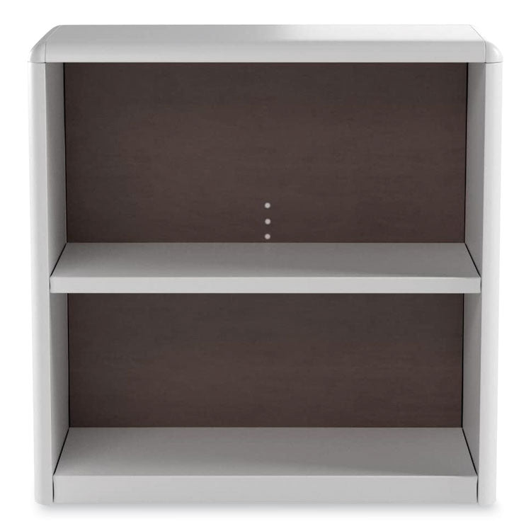 ValueMate Economy Bookcase, Two-Shelf, 31.75w x 13.5d x 28h, Gray