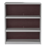 ValueMate Economy Bookcase, Three-Shelf, 31.75w x 13.5d x 41h, Gray