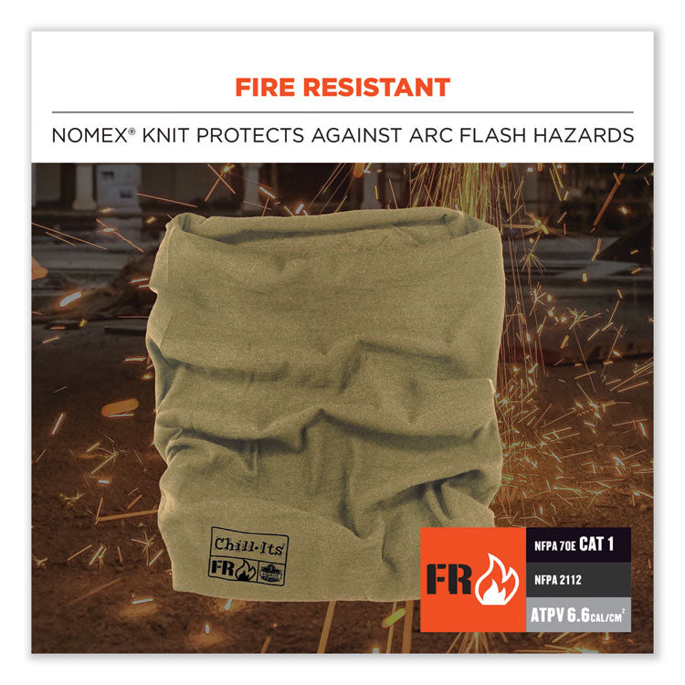 Chill-Its 6486 FR Multi-Band, Nomex, One Size Fits Most, Khaki