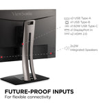 ViewSonic 27" 4K Ultra HD 60Hz LED Monitor, Black (VP275-4K)