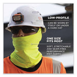 Chill-Its 6487 Cooling Performance Knit Multi-Band, Polyester/Spandex, One Size Fits Most, Hi-Vis Orange